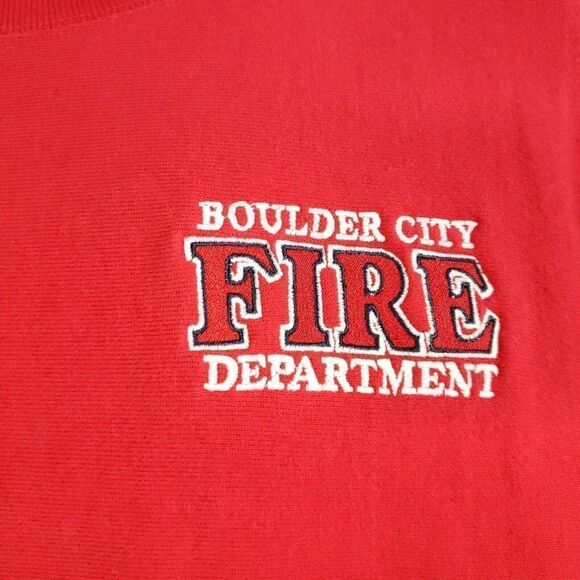 Vintage 90s Champion Reverse Weave L Sweatshirt Crewneck Boulder City FD NV - Picture 3 of 8